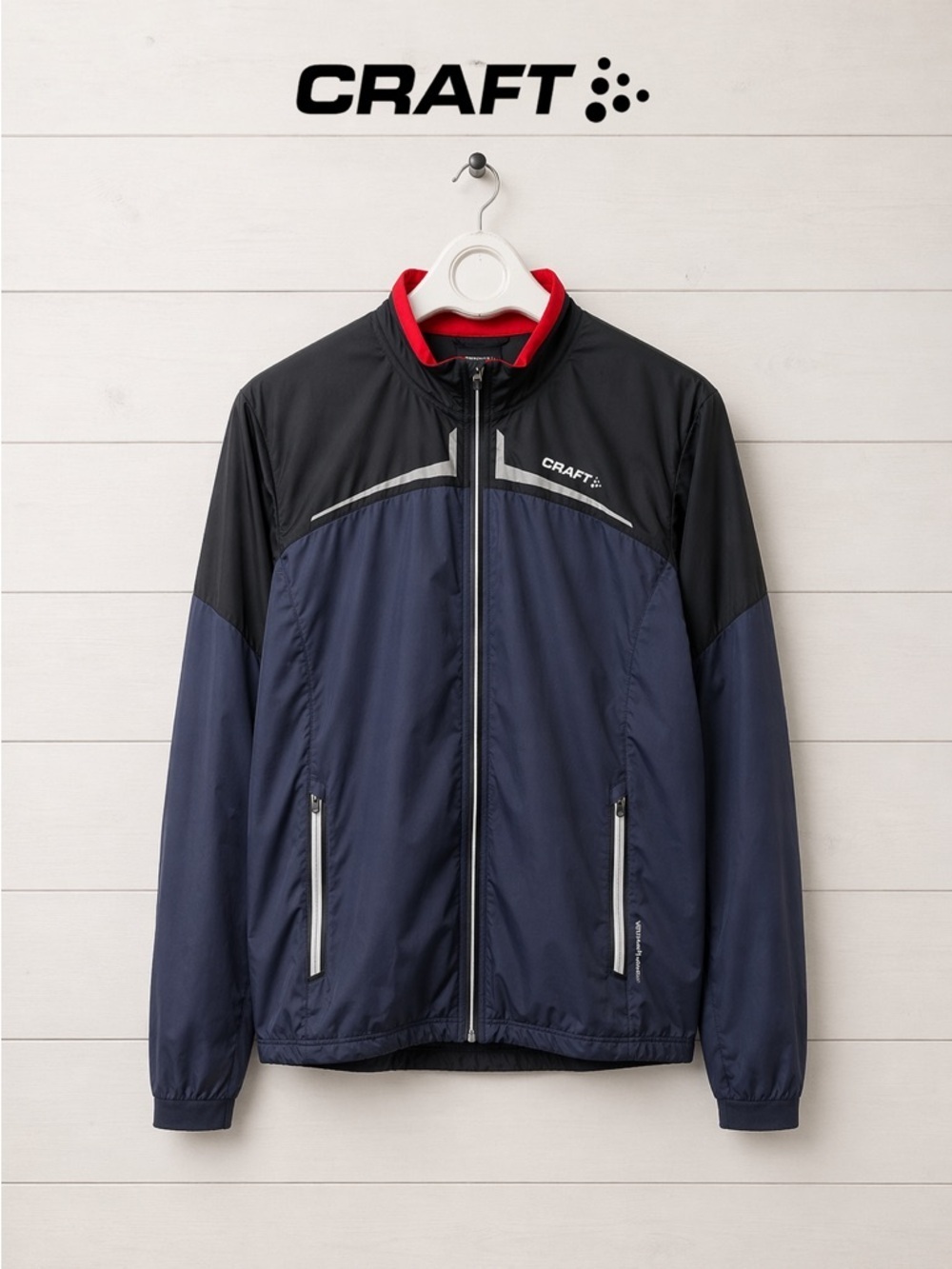 CRAFT Black and red Full-Zip Jacket XL
